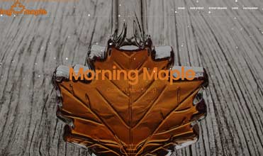 Morning Maple site screenshot